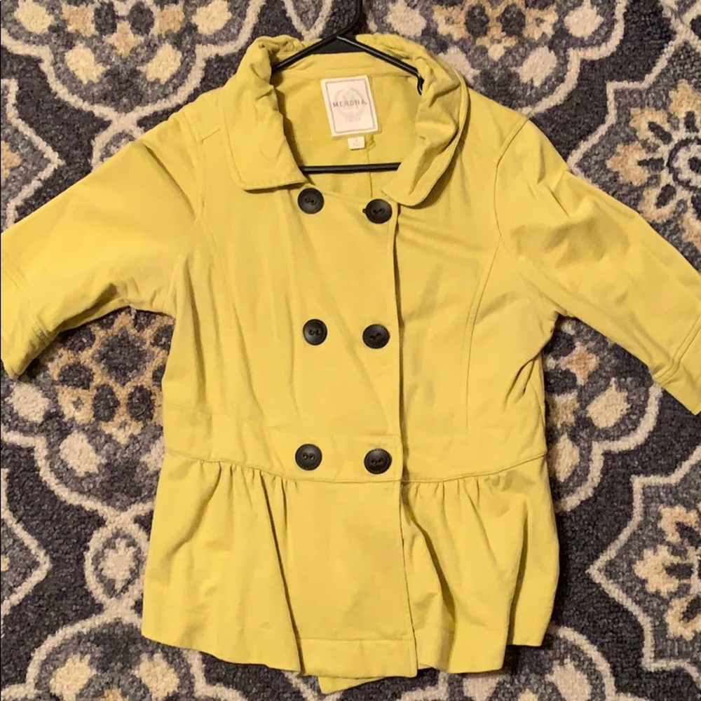 Merona mustard yellow jacket